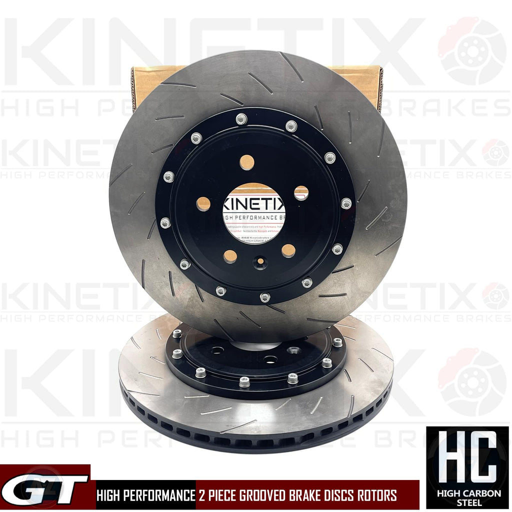 FOR AUDI S4 S5 A6 A7 A8 SQ5 PORCHE MACAN VW TOUAREG REAR BRAKE DISCS PAIR 330mm