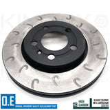 FOR SEAT LEON 1.8 T CUPRA R REAR J GROOVED PERFORMANCE BRAKE DISCS PAIR 256mm