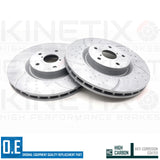 FOR SUBARU IMPREZA 2.0 WRX STI Prodrive FRONT BRAKE DISCS BREMBO PADS 326mm