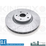 FOR SUBARU WRX STi 2.5 GJ GROOVED FRONT REAR BRAKE DISCS 326mm 316mm 114 PCD