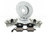 FOR CADDY MK3 2K FRONT BIG BRAKE DISC UPGRADE CALIPER CONVERSION 288/280-312MM