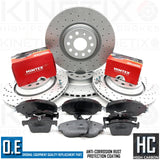 FOR CUPRA FORMENTOR DRILLED FRONT REAR BRAKE DISCS MINTEX PADS 340mm 310mm