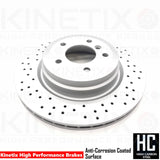 FOR BMW 330i 330d 335i 335d E90 E91 E92 E93 DRILLED FRONT REAR BRAKE DISCS