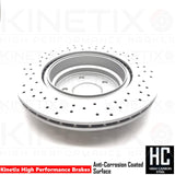 FOR BMW 330i 330d 335i 335d E90 E91 E92 E93 DRILLED FRONT REAR BRAKE DISCS