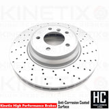 FOR BMW Z4 35i 35is FRONT DRILLED PERFORMANCE BRAKE DISCS PADS 348mm