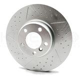 FOR BMW 220i M SPORT FRONT REAR DIMPLED & GROOVED BRAKE DISCS 340mm 345mm