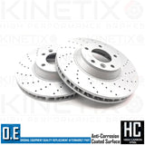 FOR PORSCHE CAYENNE TURBO 4.5 DRILLED FRONT REAR BRAKE DISCS BREMBO PADS