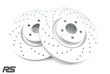 FOR FORD FOCUS RS RS500 MK2 FRONT REAR BRAKE DISCS BREMBO PADS 336mm 302mm F/R