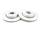 FOR BMW 1M M3 E82 E90 E92 E93 REAR BRAKE DISCS BREMBO PADS HANDBRAKE SHOES 350mm