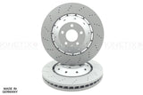 FOR AUDI RS4 RS5 R8 HIGH CARBON FRONT BRAKE DISCS PADS 365mm X 34mm