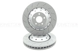 FOR AUDI RS4 RS5 R8 HIGH CARBON FRONT BRAKE DISCS PADS 365mm X 34mm