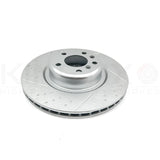 FOR BMW 218d M SPORT FRONT REAR DIMPLED & GROOVED BRAKE DISCS 340mm 345mm