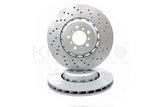 FOR BMW M2 M3 M4 FRONT REAR DRILLED BRAKE DISCS MINTEX PADS SENSORS 380mm 370mm