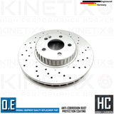 FOR MERCEDES C-CLASS C200d AMG SPORT FRONT REAR BONDED BRAKE DISCS 318mm 300mm