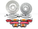 FOR AUDI RS4 RS5 B9 2017- FRONT REAR BRAKE DISCS PADS & SENSORS 375mm 330mm