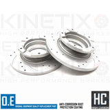 FITS FORD TRANSIT CUSTOM 2.2 TDCI 12- KINETIX FRONT & REAR BRAKE DISCS 288mm