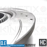 FITS FORD TRANSIT CUSTOM 2.2 TDCI 12- KINETIX FRONT & REAR BRAKE DISCS 288mm