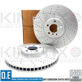 FOR BMW X5M 4.4 E70 HIGH CARBON FRONT REAR CROSS DRILLED BRAKE DISCS 395m 385m