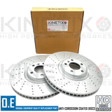 FOR BMW X5M 4.4 E70 HIGH CARBON FRONT REAR CROSS DRILLED BRAKE DISCS 395m 385m