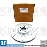 FOR BMW X6 M50d E71 E72 FRONT DRILLED PERFORMANCE BRAKE DISCS PAIR 395mm