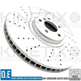 FOR BMW X6 M50d E71 E72 FRONT DRILLED PERFORMANCE BRAKE DISCS PAIR 395mm