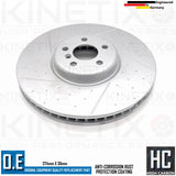 FOR BMW 730Ld M SPORT G11 G12 FRONT REAR BRAKE DISCS TEXTAR PADS WIRES 374m 345m