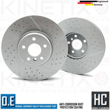 FOR BMW 840i M SPORT G15 FRONT REAR PERFORMANCE BRAKE DISCS PADS WIRES 348m 345m