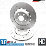 FOR AUDI RS4 B8 REAR BRAKE DISCS BREMBO PADS SENSOR 330mm 8K0615601G 2012-2015