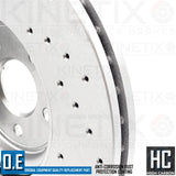 FITS JAGUAR XE 2.0 P250 R DYNAMIC DRILLED FRONT REAR BRAKE DISCS 350mm 325mm