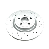 FOR JAGUAR XE 2.0 D180 R DYNAMIC X760 REAR DRILLED BRAKE DISCS MINTEX PADS 325mm