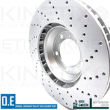 FOR PORSCHE PANAMERA 2.9 4S DRILLED FRONT PERFORMANCE BRAKE DISCS PADS 350mm