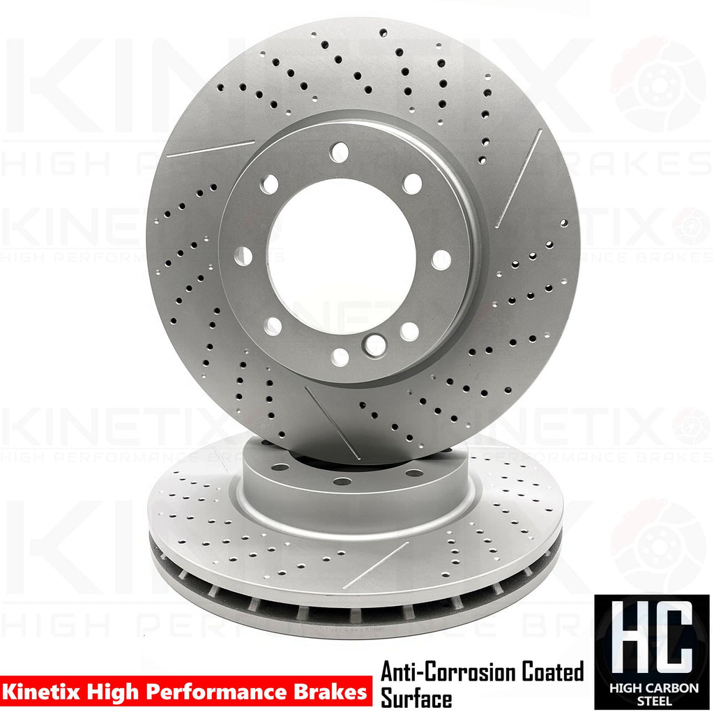 FOR MERCEDES G63 G65 AMG W463 FRONT BRAKE DISCS PAIR 380mm A4634211500