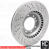 FOR MERCEDES G63 G65 AMG W463 FRONT BRAKE DISCS PAIR 380mm A4634211500