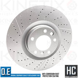 FOR MERCEDES G63 AMG 12-15 FRONT BRAKE DISCS TRW PADS WEAR WIRE SENSOR 375mm