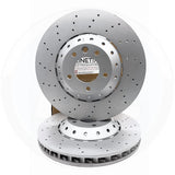 FOR PORSCHE CAYENNE 3.6 4.8 GTS TURBO FRONT LEFT RIGHT BRAKE DISCS PAIR 390mm