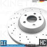 FOR MERCEDES S-CLASS S350 BlueTEC / d W222 BONDED FRONT BRAKE DISCS PAIR 342mm