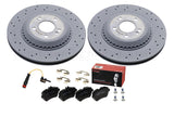 FOR MERCEDES S-CLASS 2013-2020 AMG SPORT REAR BRAKE DISCS BREMBO PADS 340mm