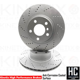 FOR BMW X3 X4 20i 28i 20d 30i 30d 35d FRONT REAR DRILLED BRAKE DISCS 328mm 330mm