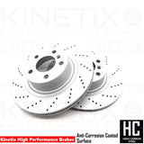 FOR BMW X3 X4 20i 28i 20d 30i 30d 35d FRONT REAR DRILLED BRAKE DISCS 328mm 330mm