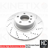 FOR BMW X3 X4 20i 28i 20d 30i 30d 35d FRONT REAR DRILLED BRAKE DISCS 328mm 330mm