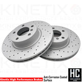 FOR BMW X3 X4 20i 28i 20d 30i 30d 35d FRONT REAR DRILLED BRAKE DISCS 328mm 330mm