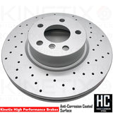 FOR BMW X3 X4 20i 28i 20d 30i 30d 35d FRONT REAR DRILLED BRAKE DISCS 328mm 330mm