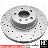 FOR BMW X3 X4 20i 28i 20d 30i 30d 35d FRONT REAR DRILLED BRAKE DISCS 328mm 330mm