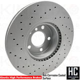 FOR BMW X3 X4 20i 28i 20d 30i 30d 35d FRONT REAR DRILLED BRAKE DISCS 328mm 330mm