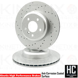 FOR BMW 340i 440i DRILLED FRONT REAR BRAKE DISCS MINTEX PADS SENSORS 370mm 345mm