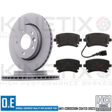 FOR VW CARAVELLE 2.0 TDI T5 T6 REAR COATED HIGH CARBON BRAKE DISCS PADS 294mm