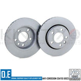 FOR VW CARAVELLE 2.0 TDI T5 T6 REAR COATED HIGH CARBON BRAKE DISCS PADS 294mm