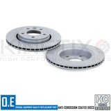 FOR VW CARAVELLE 2.0 TDI T5 T6 REAR COATED HIGH CARBON BRAKE DISCS PADS 294mm