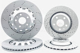 FOR AUDI TTRS TT RS QUATTRO 2009-2014 DRILLED FRONT REAR BRAKE DISCS 370mm 310mm