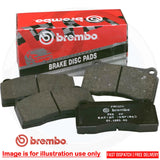 FOR NISSAN SKYLINE R33 REAR BREMBO HP2000 SPORTS BRAKE PADS